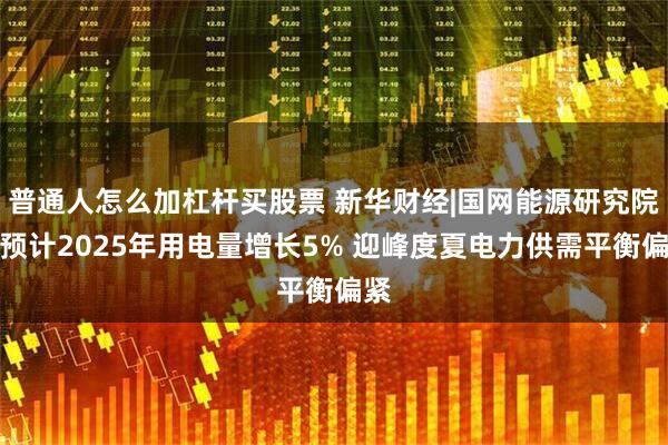 普通人怎么加杠杆买股票 新华财经|国网能源研究院：预计2025年用电量增长5% 迎峰度夏电力供需平衡偏紧